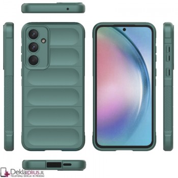Magic Shield guminis dėklas - žalias (Samsung A55 5G)